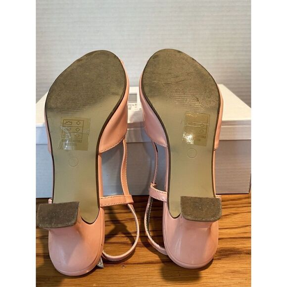 ANGEL & STEPS Bailey Slingback Peach Patent Women's Size 7 W 160670 - Picture 13 of 16